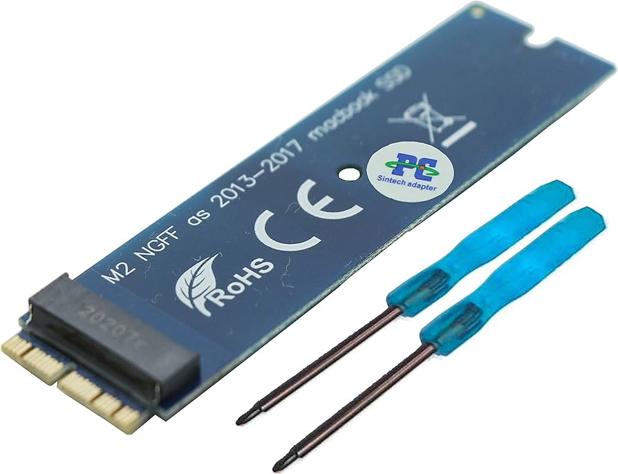 Sintech M.2 nVME SSD Adapter Card Upgrade Kits,Compatible for