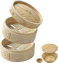 Drisumizu Seisakusho TMTS-HD-2121 Lightweight Cypress Seiro, 8.3 inches (21 cm), 2 Main Units, 1 Lid Set, Patent Pending, Hinoki Steamer, Seiro Steamer, 60 Sheets for Seiro