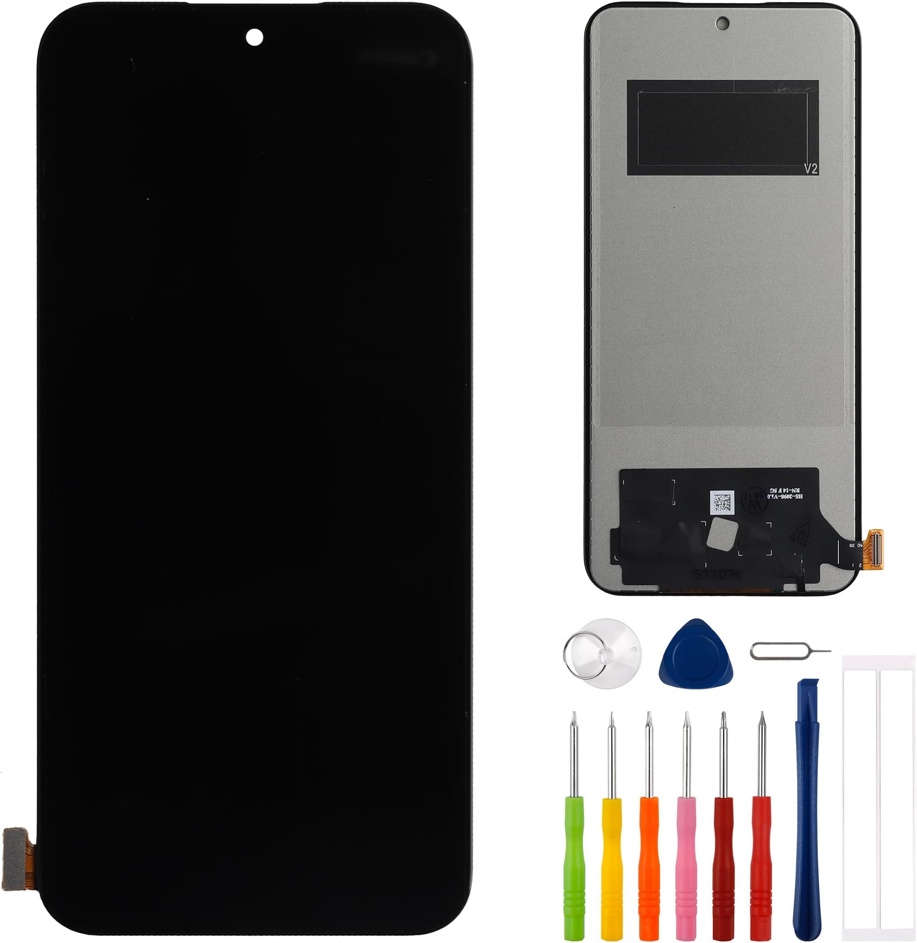 Replacement Display Compatible with Oppo Reno 14F CPH2743 6.57 Inch LCD Display Touch Screen Assembly with Tools