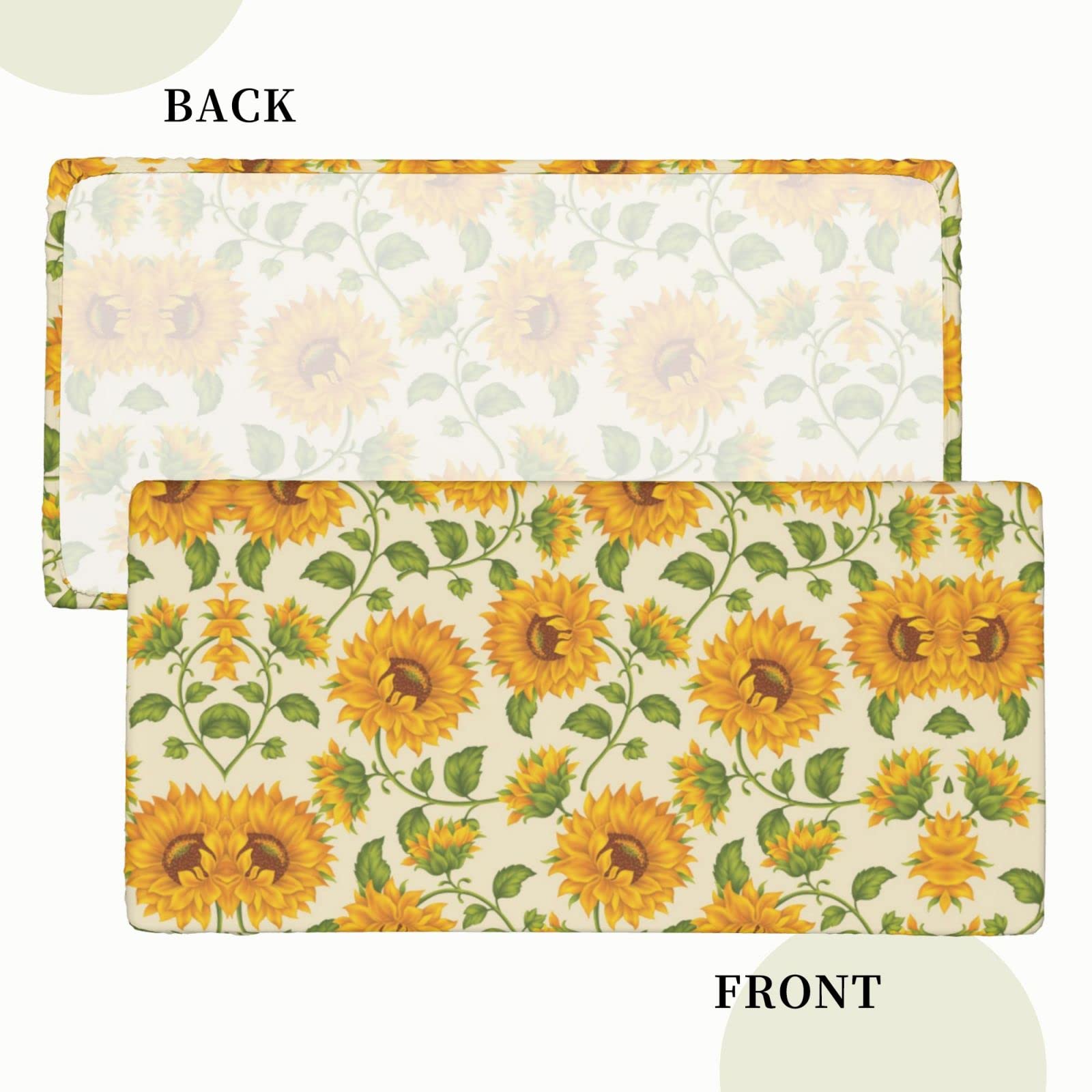 Runde Sonnenblumen-Tischdecke Mit Elastischem Rand – Wasserdicht, Abwischbar, Für Partys & Esstisch (Ø 121,9 Cm)