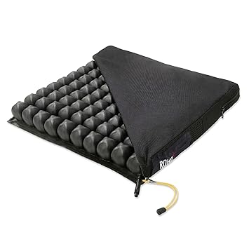 ROHO Low Profile SINGLE VALVE Seating and Positioning Wheelchair Seat Cushion 1R109LPC 18-19 X 16-17