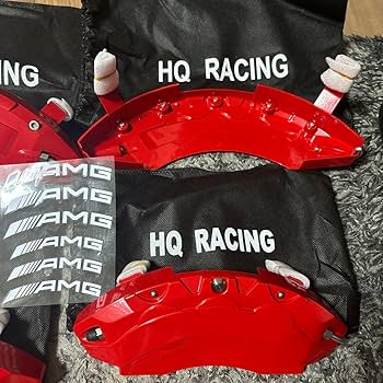 Amazon.co.jp: Caliper Cover Benz S-Class HQ RACING Red