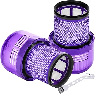 Artraise Filter Replacement for Dyson V15 Detect V11 Animal V11 Torque Drive Plus V11 Complete V11 Extra Cordless Vacuum Cleaner, Compare to Part 970013-02 (2 Pack)