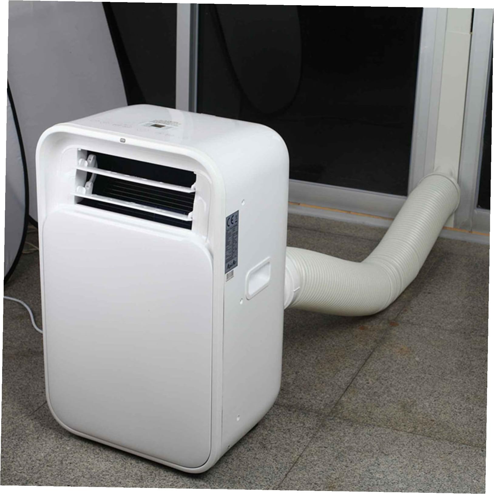 Tubo di Scarico per Climatizzatore Portatile Extra lungo 2 M | Bianco in Plastico, Flessibile ed Estendibile, Vacanze Estive, 1 Pezzo