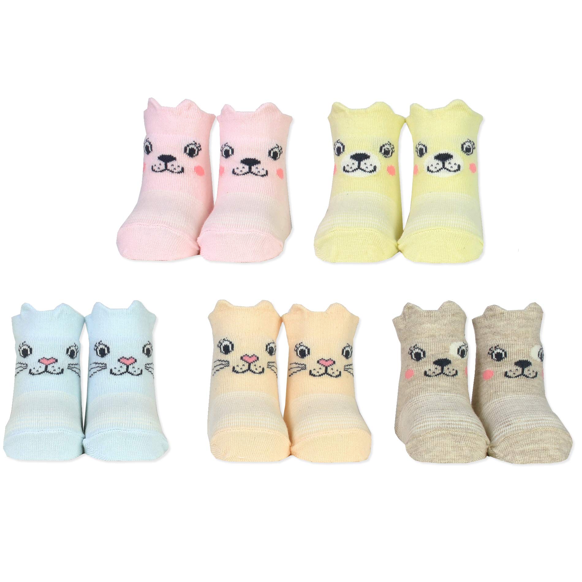 Cucamelon Baby Bonnie Sock Gift, Multi, One Size