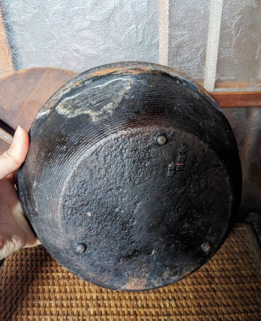 Amazon | 南部 鉄鍋 鉄器 古道具 年代物 アンティーク ヴィンテージ
