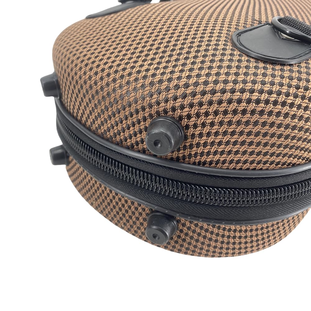 Custodia professionale per sassofono contralto, in nylon con tracolla, leggera e resistente, per sassofono contralto, custodia per accessori (marrone)