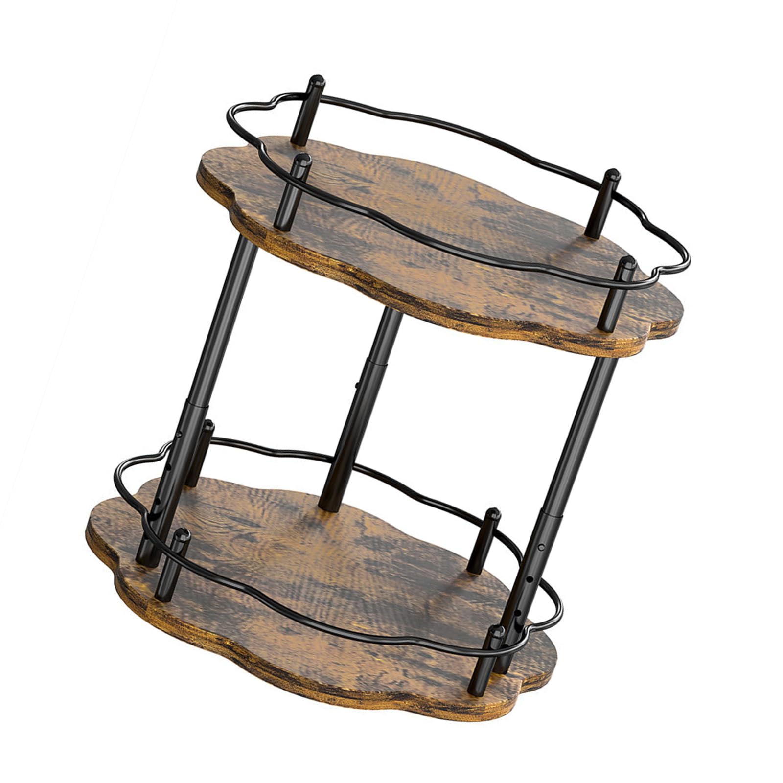 Kaeltsyn Multipurpose 360 Degree Rack with 4 Height Addition for Organized Kitchen Counter Old Kitchen Planner