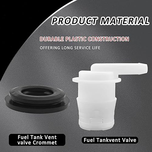 Miniatura 11 de Kit de 2 válvulas de ventilación y ojales para tanque de combustible, válvula enrollable de ventilación de tanque de gasolina compatible con Jeep