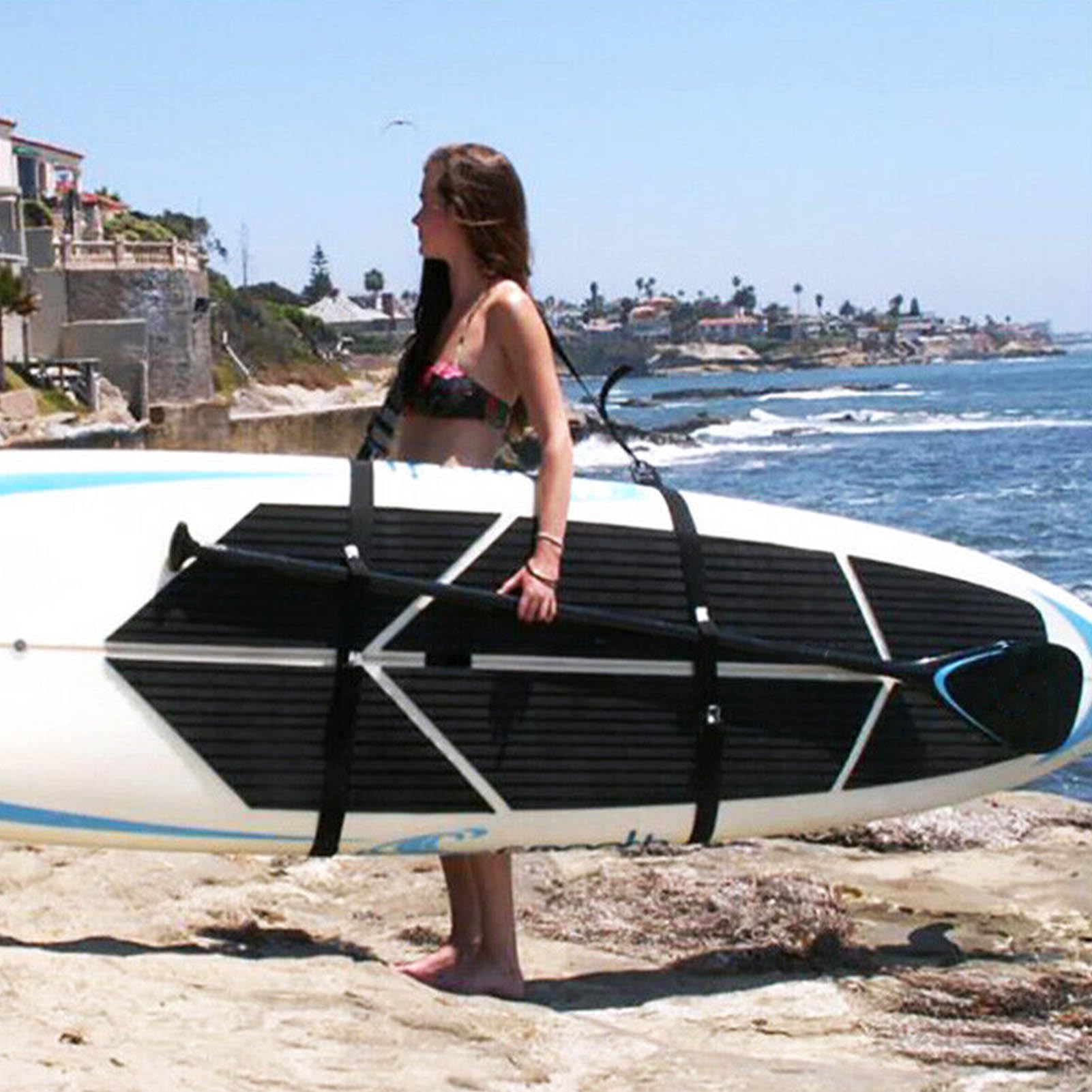 Sangle De Transport Pour Surf Et Paddle – 280 Cm, Rembourrée, Légère