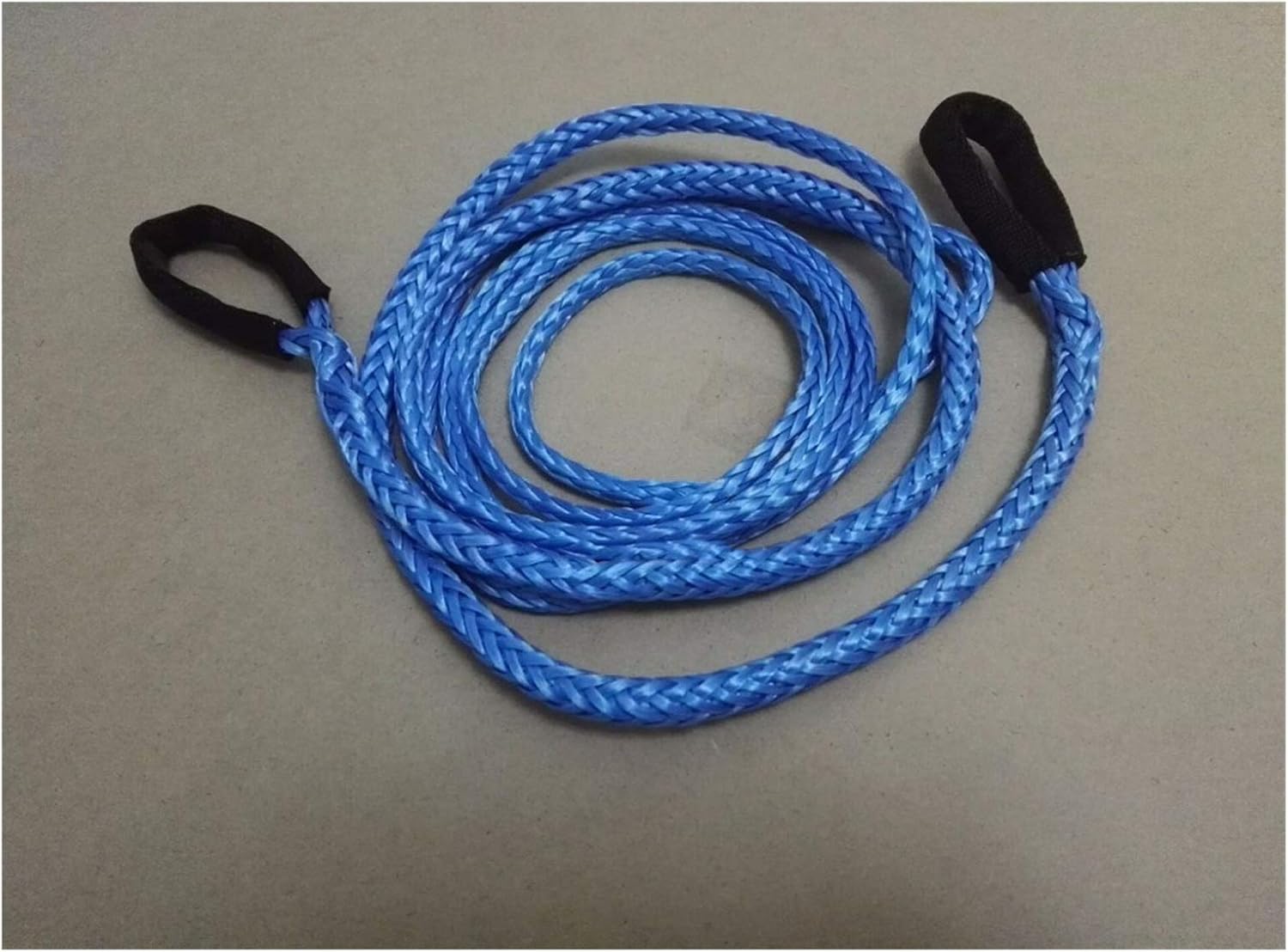 牽引ロープ ブルー1 4 10フィートウインチロープエクステンション Atvプラウリフトロープオフロードロープ ウインチ 合成ウィンチケーブル 電動 初売り