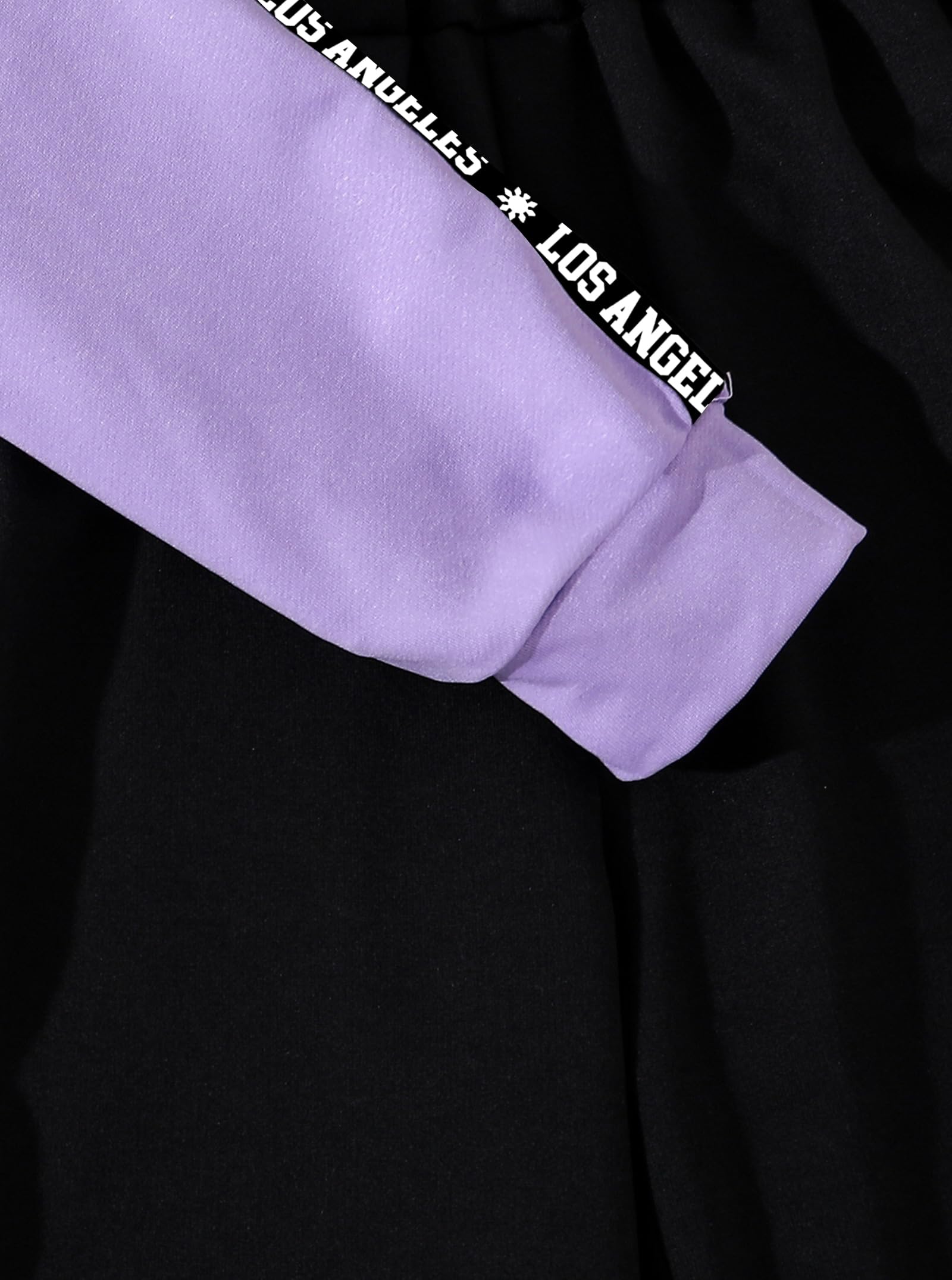 Hilinker 3-teiliges Outfit für Mädchen mit Kapuze, bauchfreies Tanktop und Sweatpants