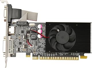 GT610 2G DDR3 Graphics Card 64bit 810MHz GPU with Cooling Fan Elementary Computer Graphics Card 2K Video Card HDML DVI VGA Output