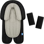 COOLBEBE Mise à jour 3-in-1 Coussin d'insertion pour nouveau-né - Plaque de coussin d'insert pour siège de carrosserie extra doux, parfait pour les sièges auto, Poussettes, Échangistes