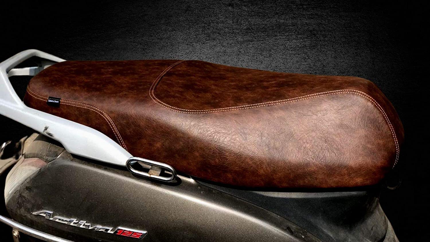 Sahara Seats Leather Finish Seat Cover for Activa 3G/4G/5G/6G, Jupiter