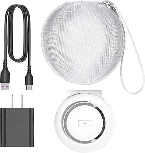 Miniatura 5 de Khanka Estuche de viaje rígido de repuesto para cargador inalámbrico UCOMX Nano Magnetic 2 en 1, estación de carga plegable inalámbrica, solo funda