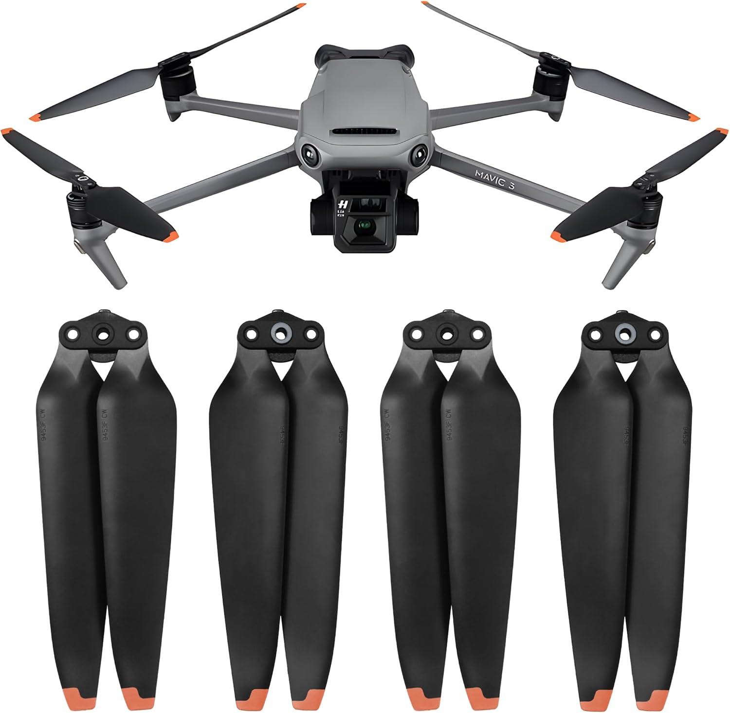 Mavic 3 Pro Propellers Blades - Low Noise Quick Release Props for Mavic 3 Series, Mavic 3 Pro Cine, Mavic 3 Cine, Mavic 3 Classic Drone Accessories Replacement Parts