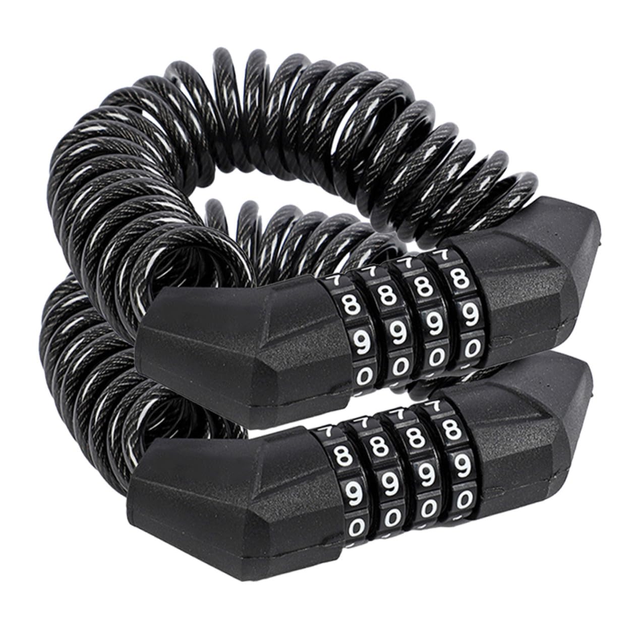 Câble avec cadenas à combinaison chiffres portable Anneome 2 Pcs