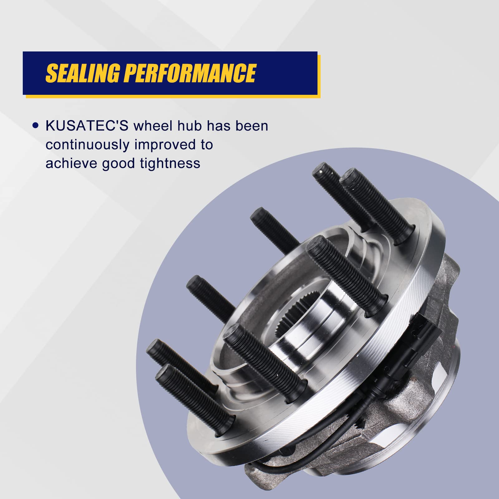 515148 2PCS 4WD AWD Front Wheel Bearing and Hub Assembly Compatible ...