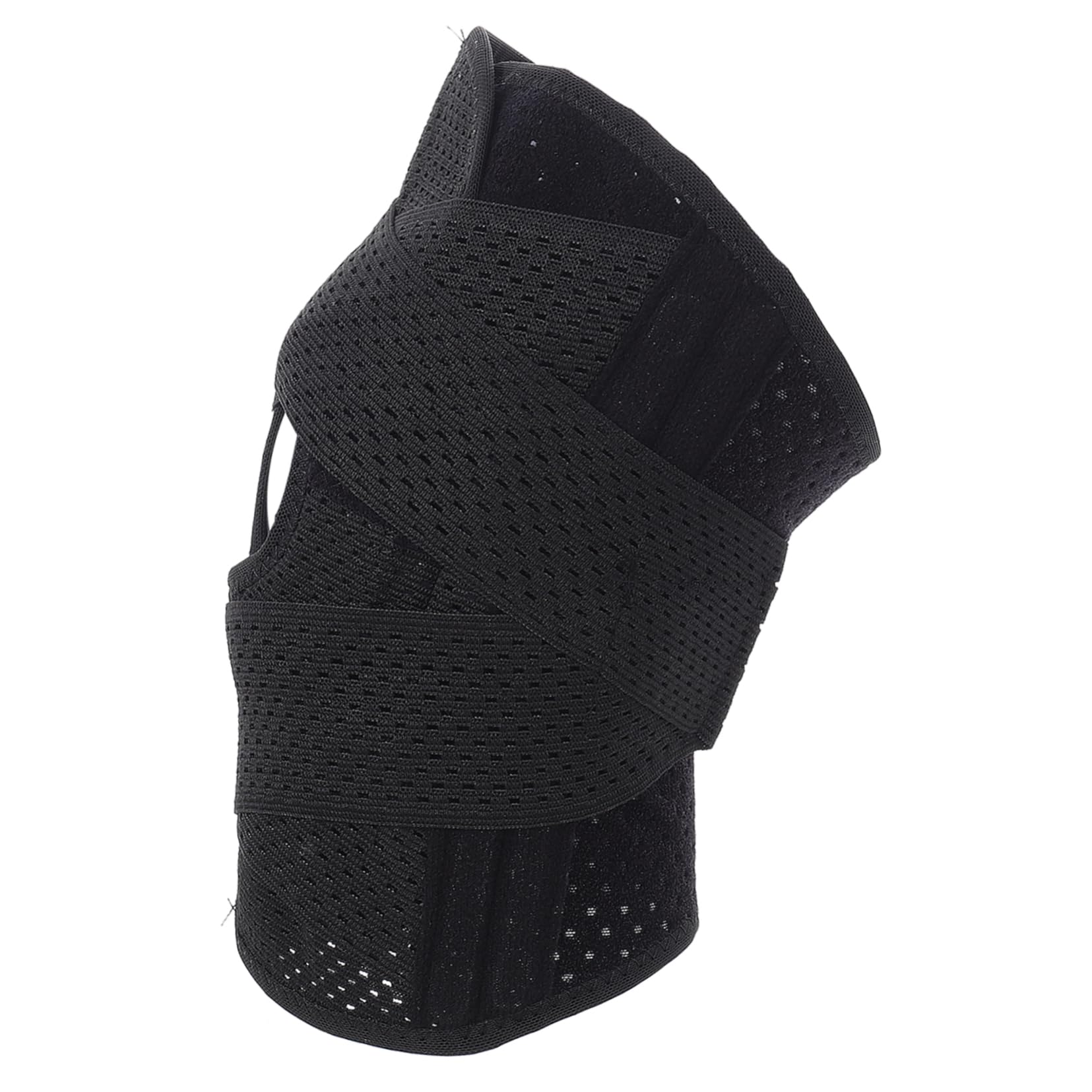 Baluue Elastic Sports Knee Pads Men Patella Knee Brace Compression for Running Hinged Support for Basketball Climbing Fitness Size l