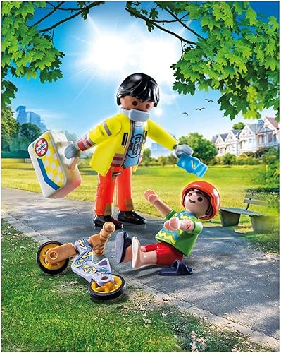 Miniatura 2 de Playmobil Paramédico con paciente