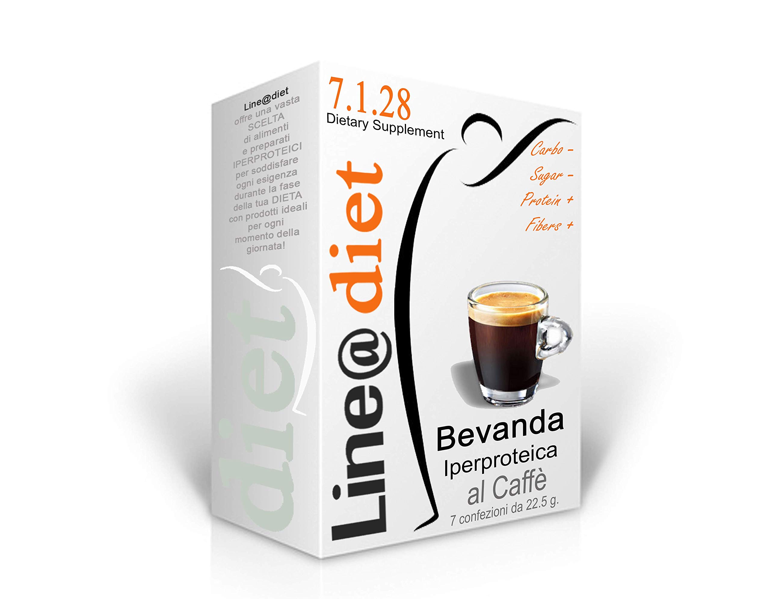 Line@Diet7 protein drinks | 18g PROTEIN | LOW SUGAR meal replacement | ideal for KETO breakfast or snack (COFFEE (7 drinks))