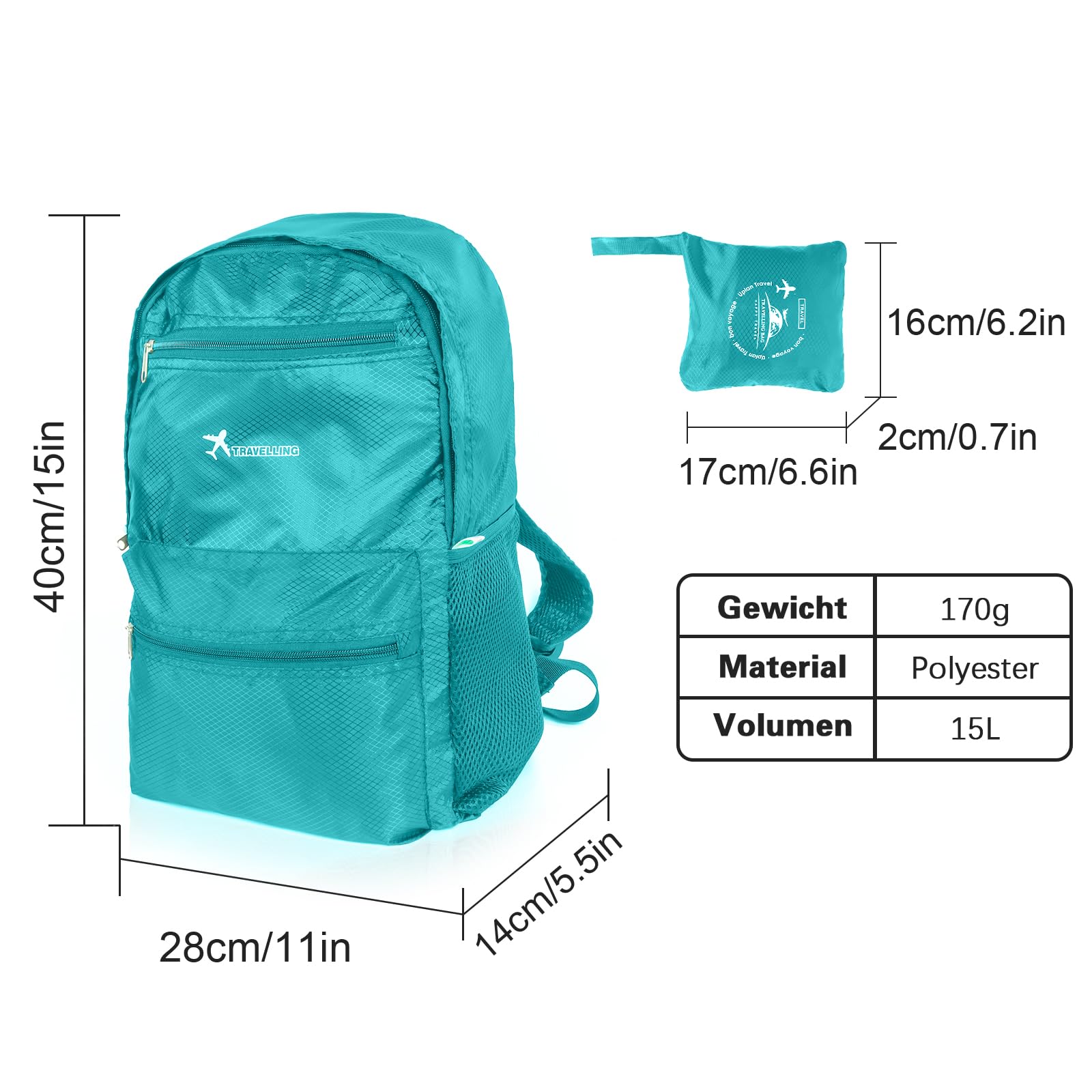 Moorle Foldable Backpack, Ultralight - Image 2