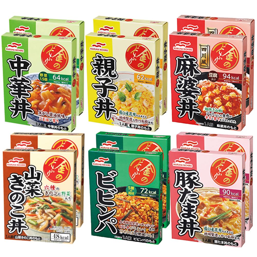 花柄丼 3個セット Amazon.co.jp: ニチロ 金のどんぶり 6種アソートセット (中華丼