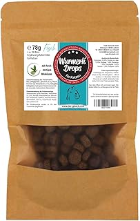 Wurmerli Drops Cat Fish - Natural Treats for Cats | Supplementary Food with Aloe & Green Walnut | Delicious Cat Snacks | 180 Pieces, 78 g product image