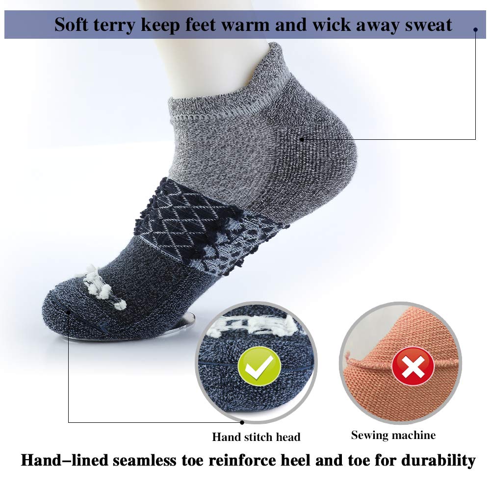 bataidis Women's Casual Ankle Socks Low Cut Athletic Socks 6 Pairs Calcetines deportivos casuales de corte bajo para mujer Mujer