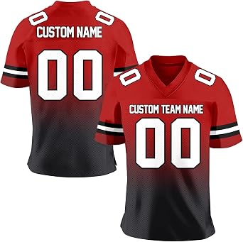 Bulk Custom Football Jersey Add Your Team Name Number Customized Uniform Personalized Jersey Shirt for Men Women Youth