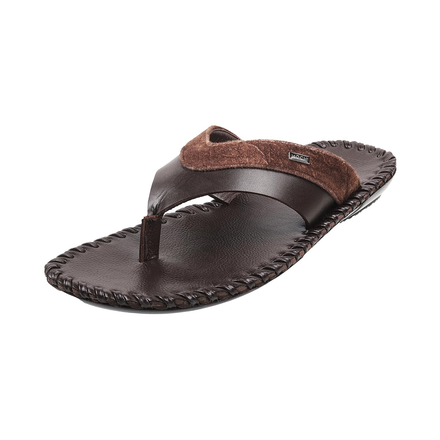 mochi Men Faux Leather Chappal-picture-36