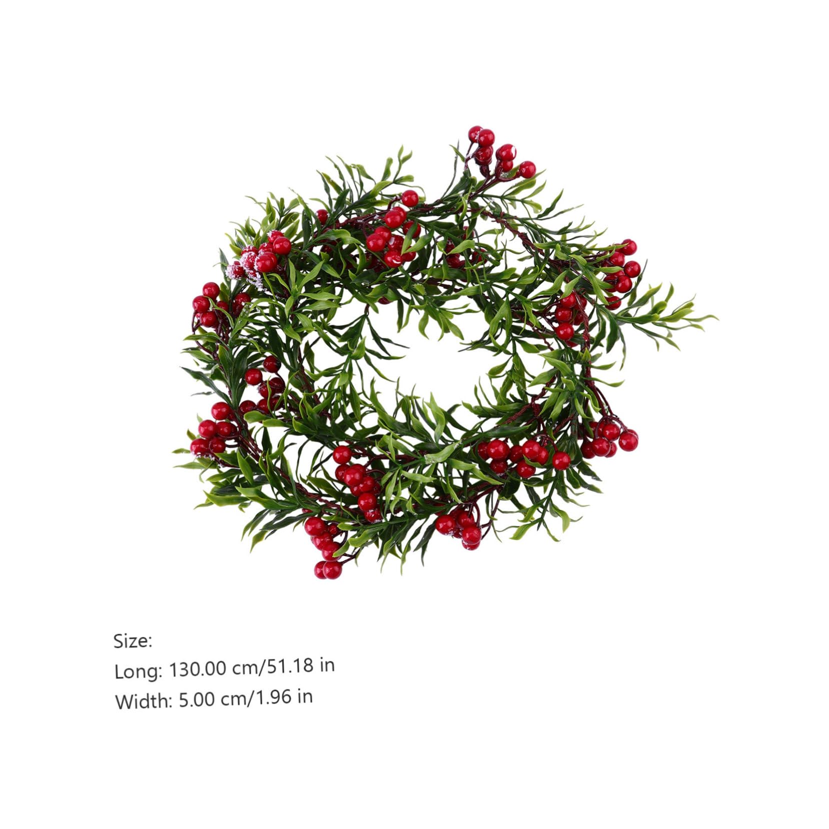 Cabilock 2piezas Adorno Navideño De Rattan Artificial Berries para Decoración De y para