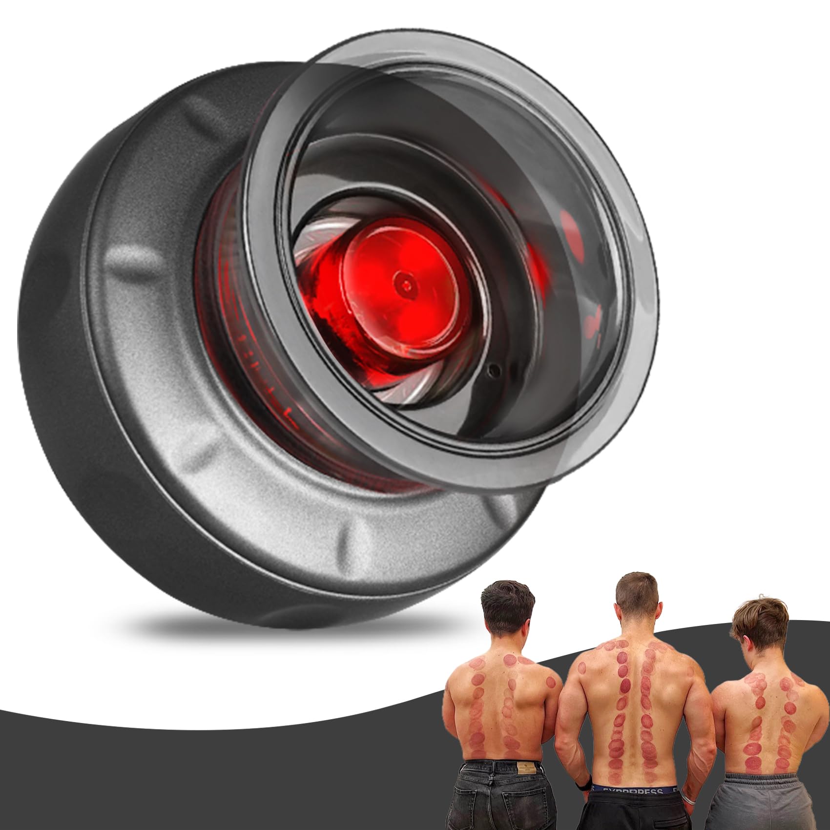 CCDobbsSmart Cupping Therapy Massager Set,4 in 1 Electric Cupping Massager Device,Smart Cupper Relieves Muscle Soreness,Improves Blood Circulation and Speeds Up Recovery After Exercise