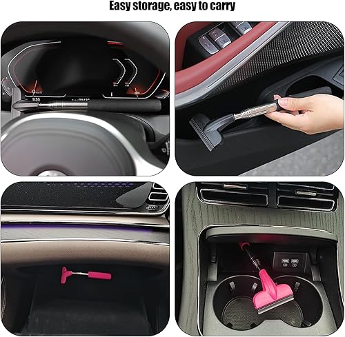 Miniatura 4 de Mini escobilla de escobilla de escobilla de limpiaparabrisas retráctil para ventana de automóvil, para parabrisas de 39.5 pulgadas, limpiador