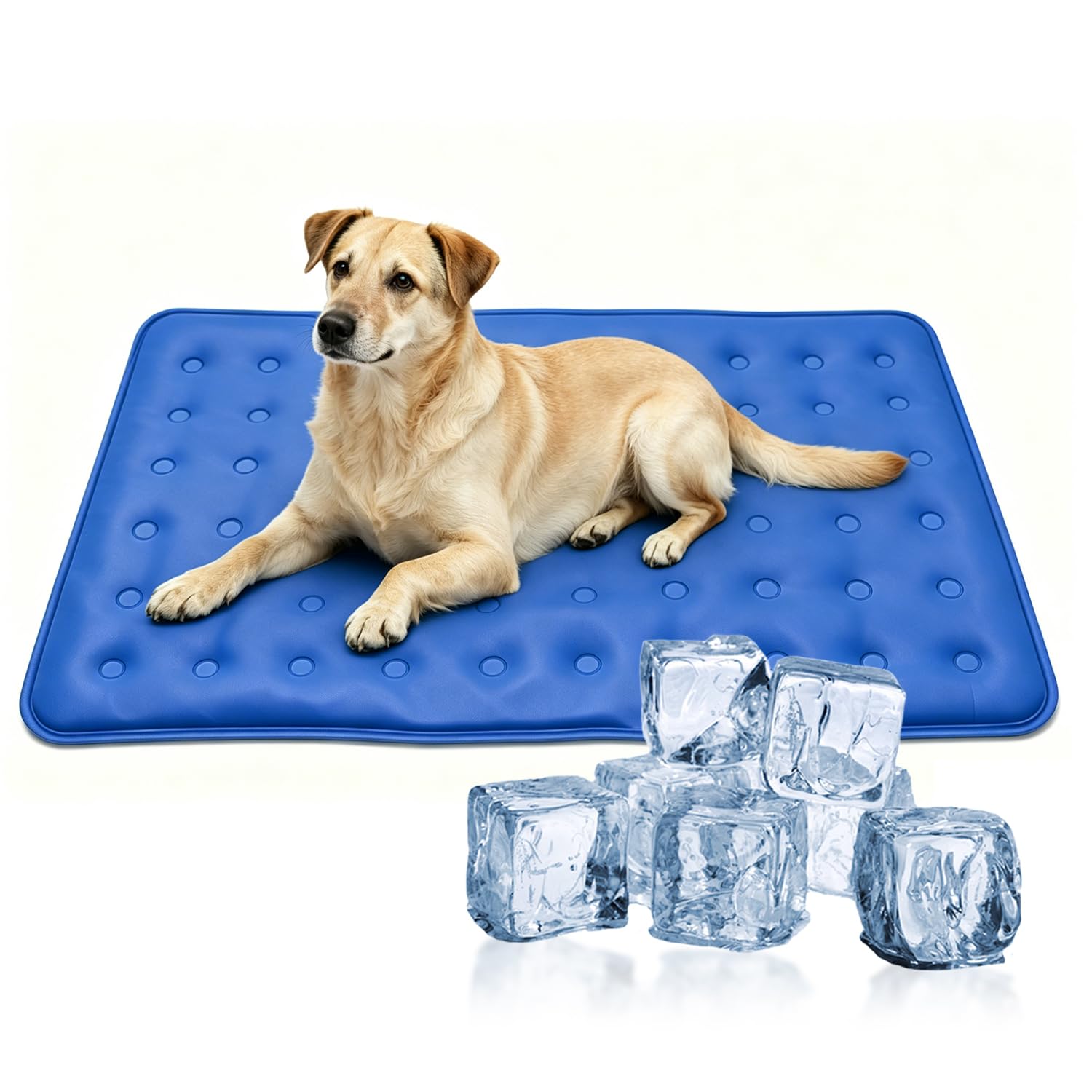 Tapis de refroidissement pour animaux lavable et durable pour chiens et chats