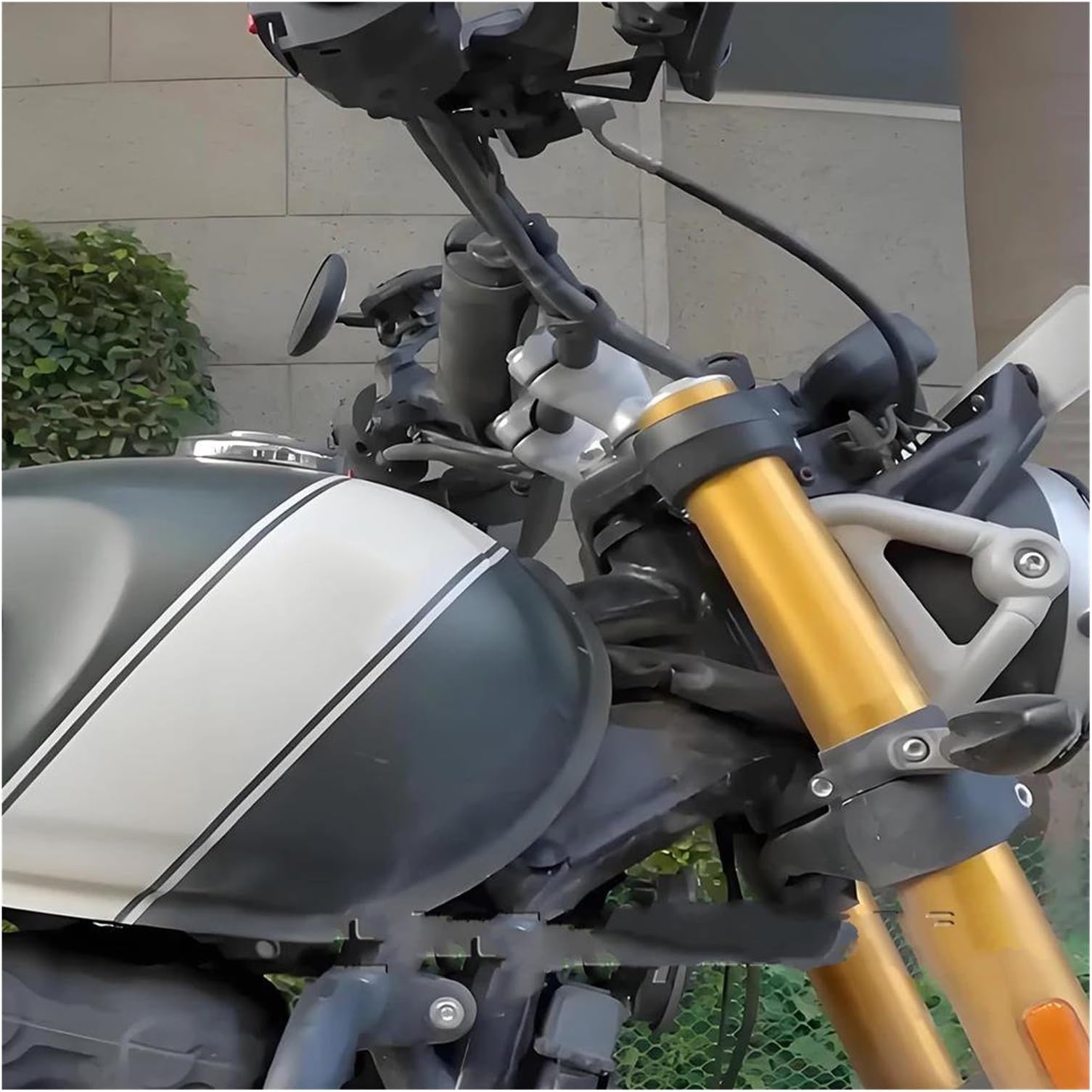 Handlebar Riser Bar Mount Handle Clamp Motorcycle Accessories Pull-Back Handlebar Risers For Triumph For Speed 400 For Scrambler 400X 2024(400)