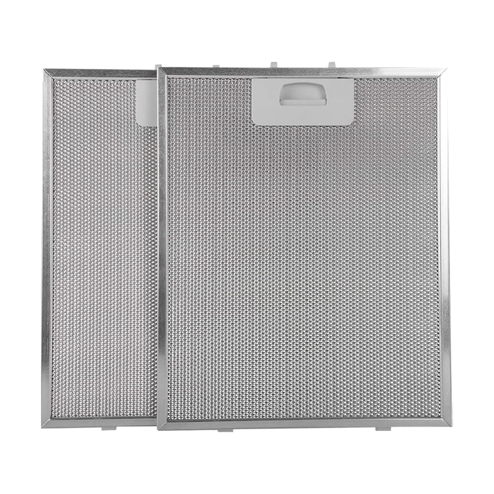 Anakel Home Pack 2 Recambios de Filtro de Campana Extractora 81460133 compatibles con Teka DBB60 | Medidas 34,4x27,5 IMPORTANTE MEDIR LOS FILTROS | Color plateado