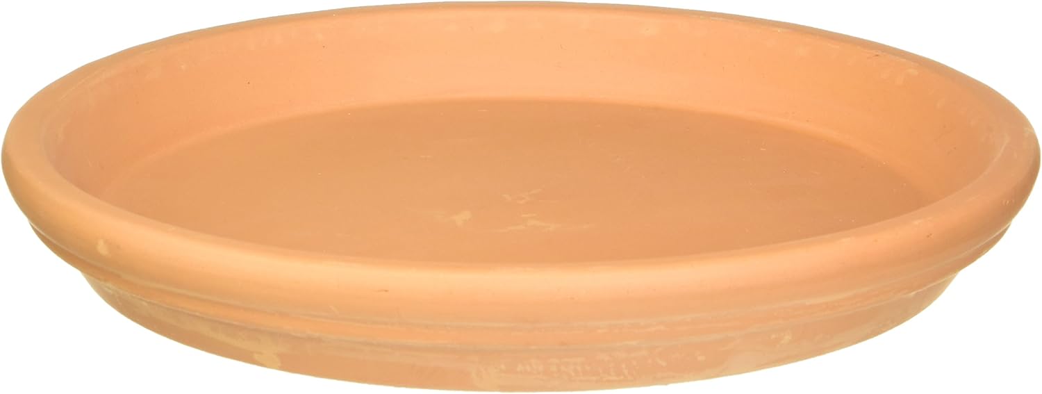 DEROMA 87290PZ NAT Plant Saucer, 11-1/2-Inch, Terra Cotta