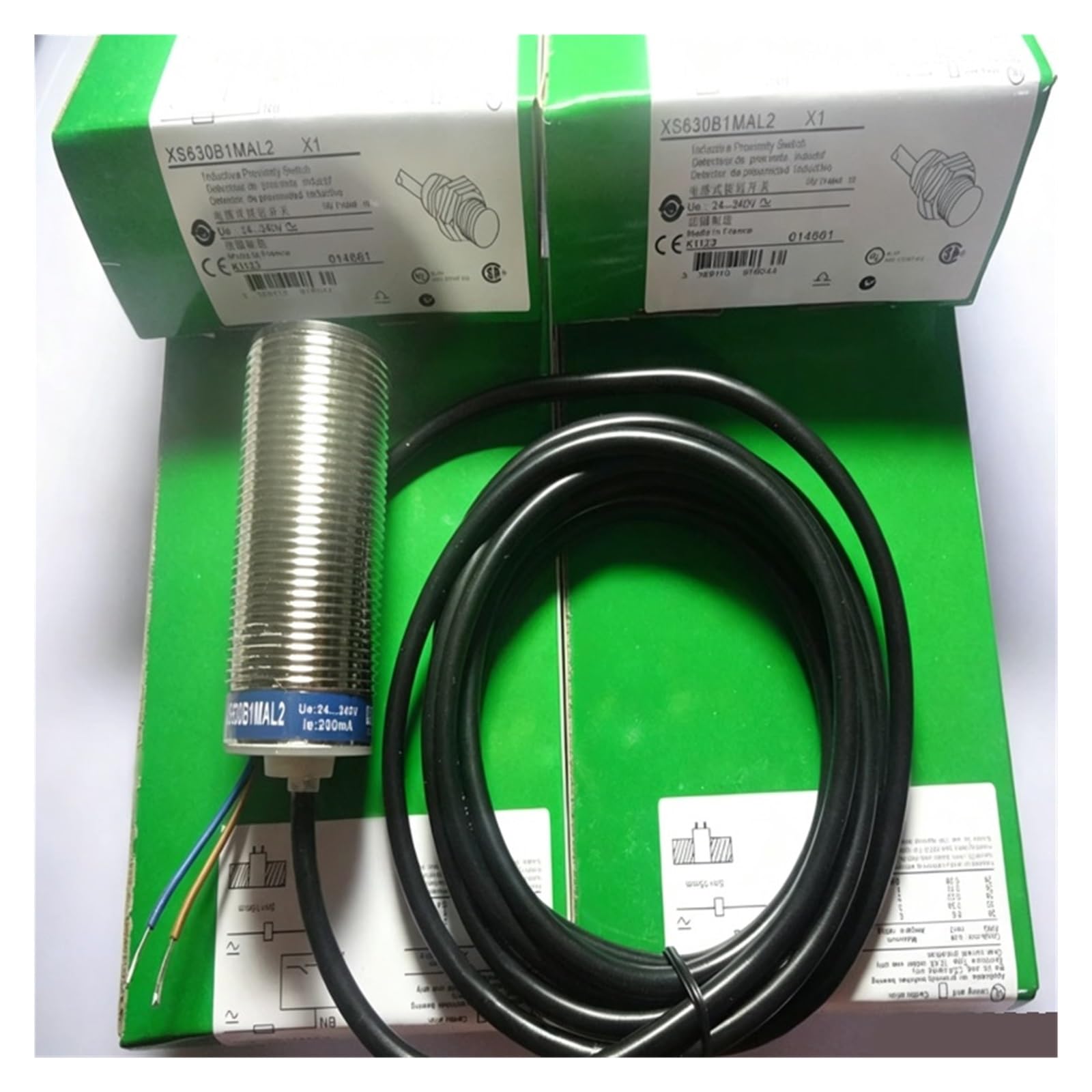Tpkmvgap One Color 1Pcs Inductive Sensor Xs630b1mal2 Xs530b1mal2 Xs630b1mbl2 Xs530b1mbl2 Proximity Switch(Xs530b1mbl2)