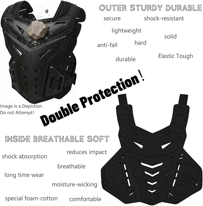 Chaleco protector liviano para motociclismo y ciclismo miniatura 7