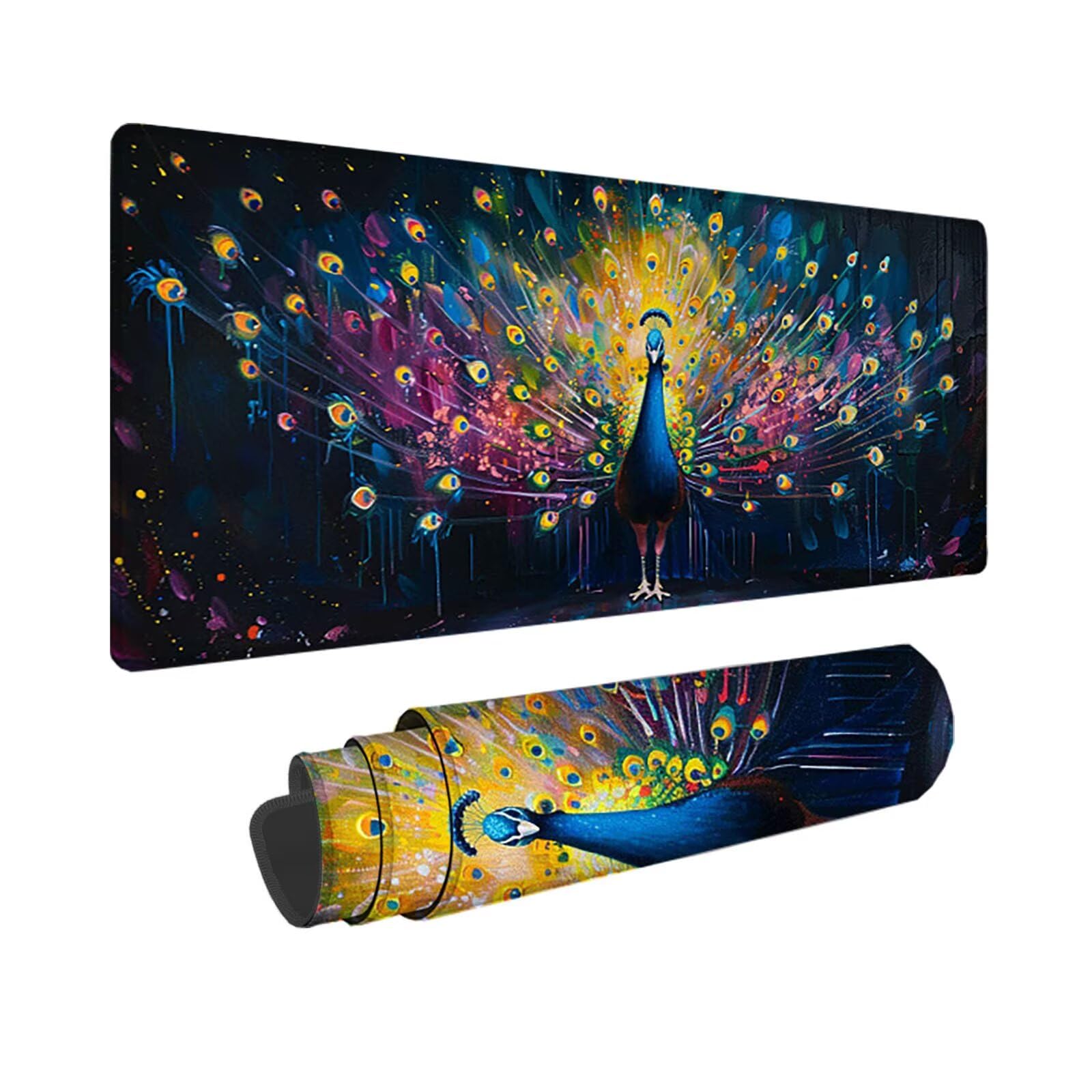 Podkładka pod mysz dla graczy 1500 x 800 x 3 mm, duża czarna podkładka pod mysz, wodoodporna i antypoślizgowa podkładka pod mysz, wielofunkcyjna duża podkładka pod klawiaturę i mysz, dekoracja domu 51