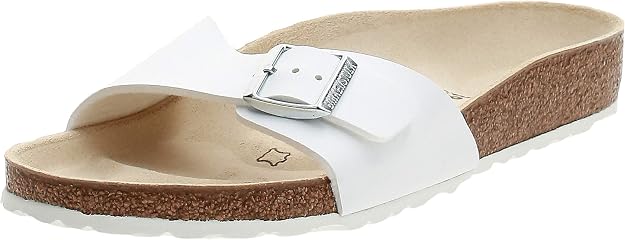Birkenstock Womens Madrid Birko Flor Fashion Sandals, Color: White, Size:  38 EU : Buy Online at Best Price in KSA - Souq is now Amazon.sa: Fashion