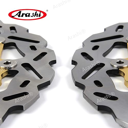 Miniatura 5 de Arashi Rotores de disco de freno delantero y trasero para BMW S1000RR 2009-2018  S1000R 2014-2017 NAKED 2014-2018 Accesorios de repuesto de