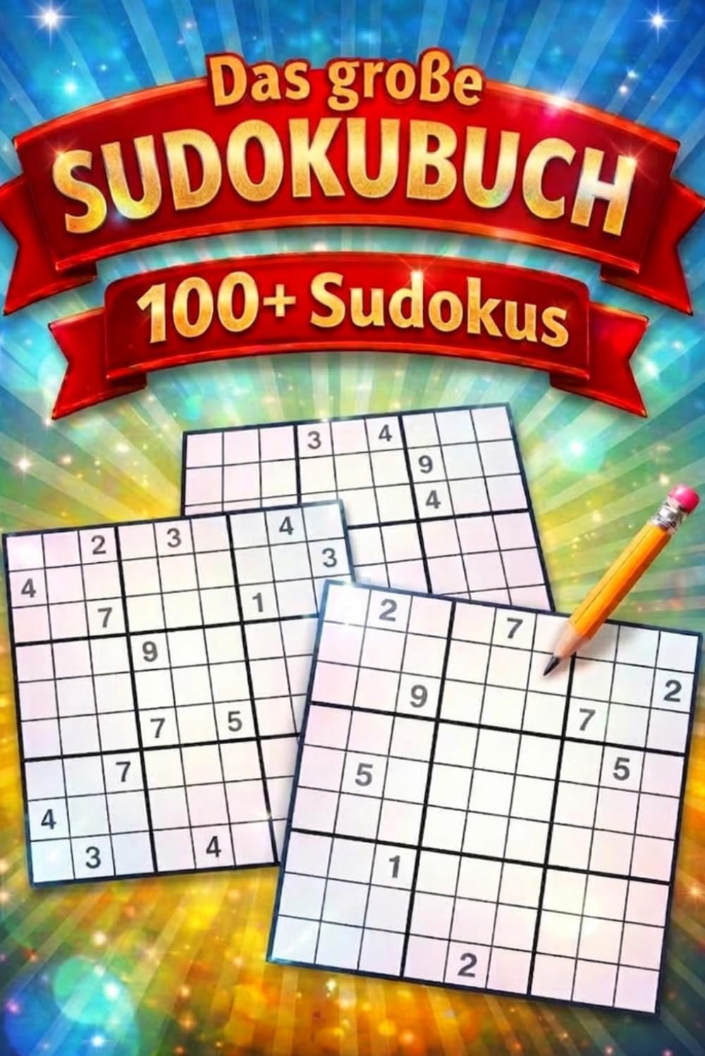 Das große Sudokubuch für Erwachsene – 100+ Sudokus von leicht bis schwer: Mit Lösungen