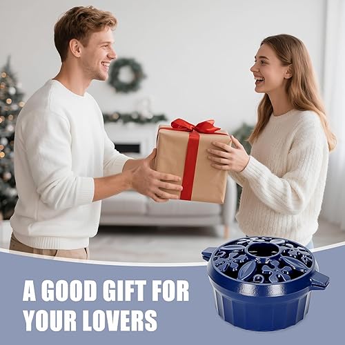 Miniatura 9 de G GOOD GAIN Vaporizador para Estufa de Leña - Cuenco Redondo de Hierro Fundido Olla Humidificadora para Chimenea con Abertura Superior Grande para