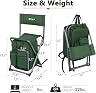 Backpack Cooler Chair, Fishing Chairs with Backrest thumbnail 3