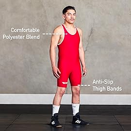 Elite Sports Mens wrestling singlets, Powerlifting Singlet, Standard Singlet for Men, Wrestling Uniform