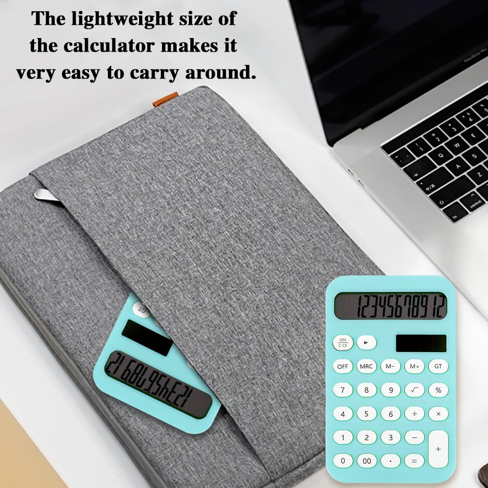 Calculadora pequeña básica, calculadora de escritorio, calculadora para escuela, calculadora de 4 funciones para estudiantes, niños, calculadora de bolsillo, suministros escolares geniales,