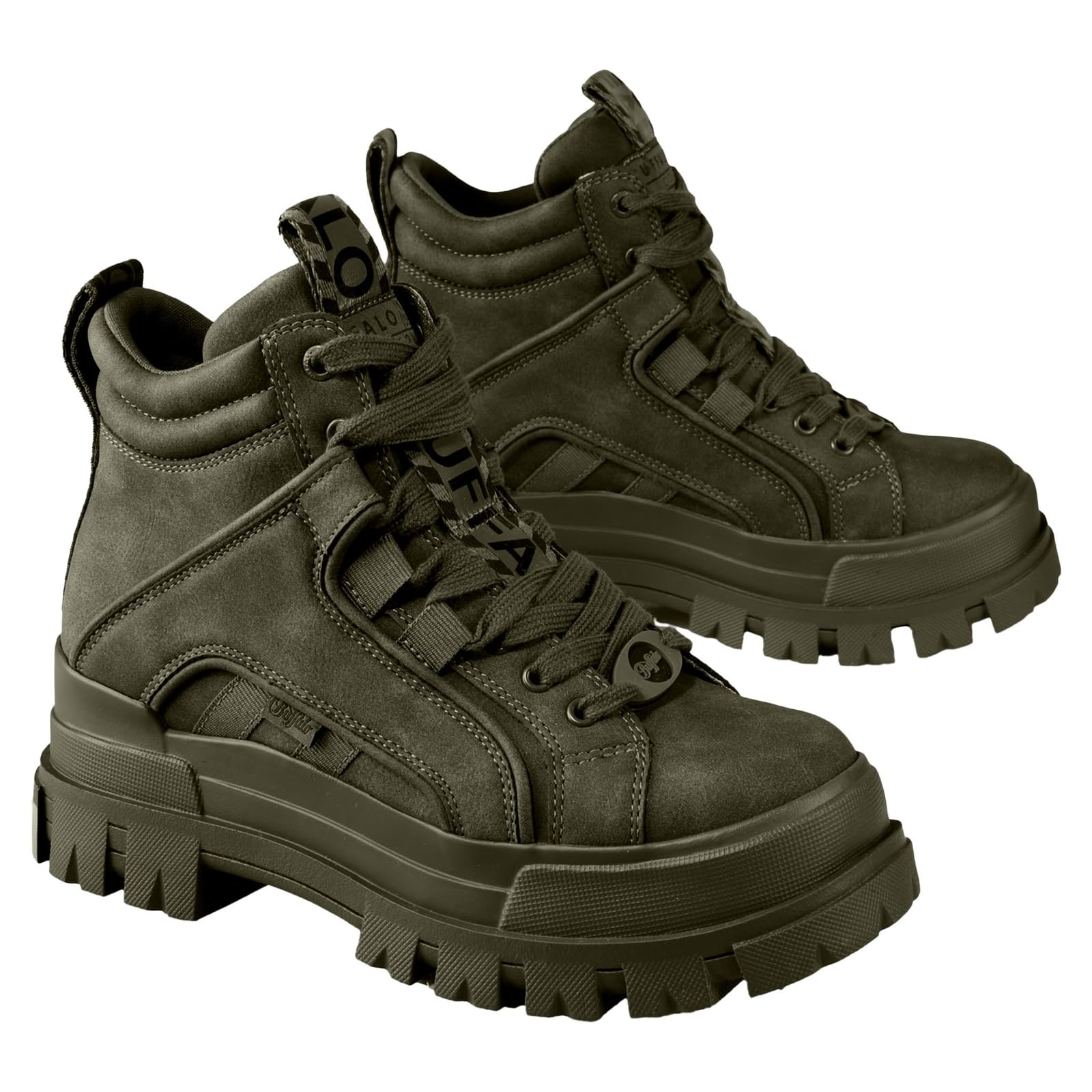 Buffalo Aspha NC Mid Vegan Nu Verde Khaki
